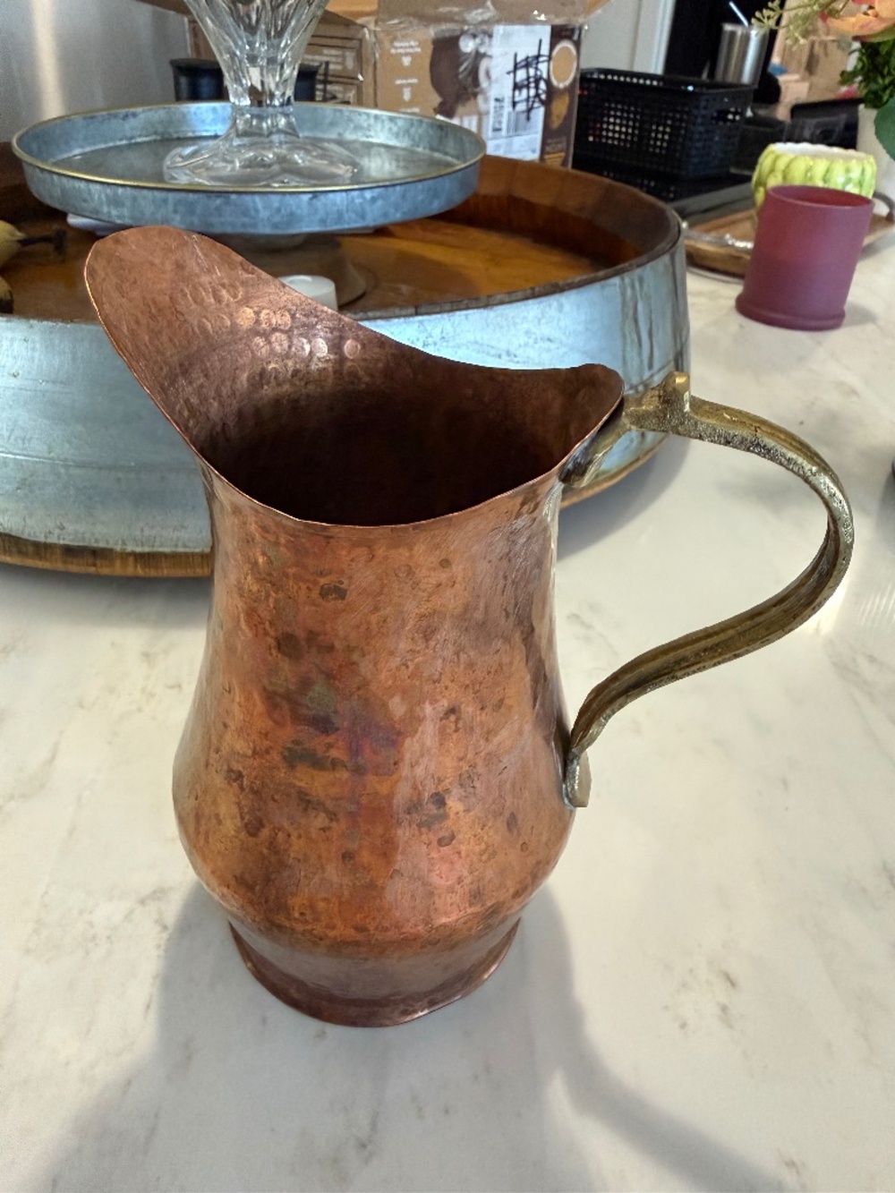 Vintage Small Copper Pitcher